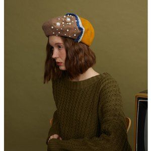 Designer Painter Hat | 100% Handmade Wool Felt